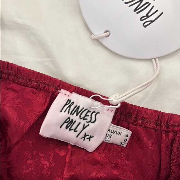 NWT Elegant Red Spaghetti Strap Dress - Picture 8 of 10